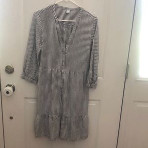 Old Navy striped midi dress